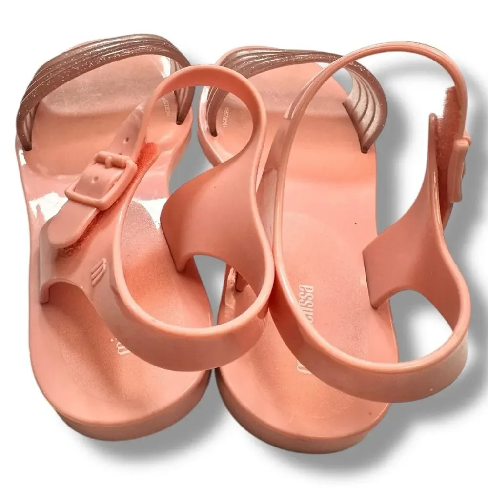 Mini Melissa - Kids Mar Wave Sandal Sparkle Pink
